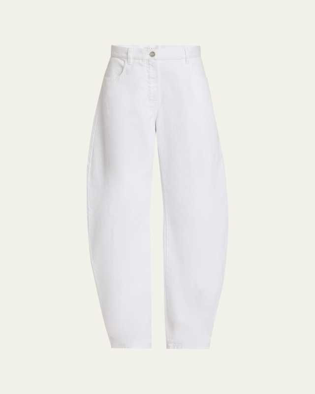 Rounded High-Rise Jeans